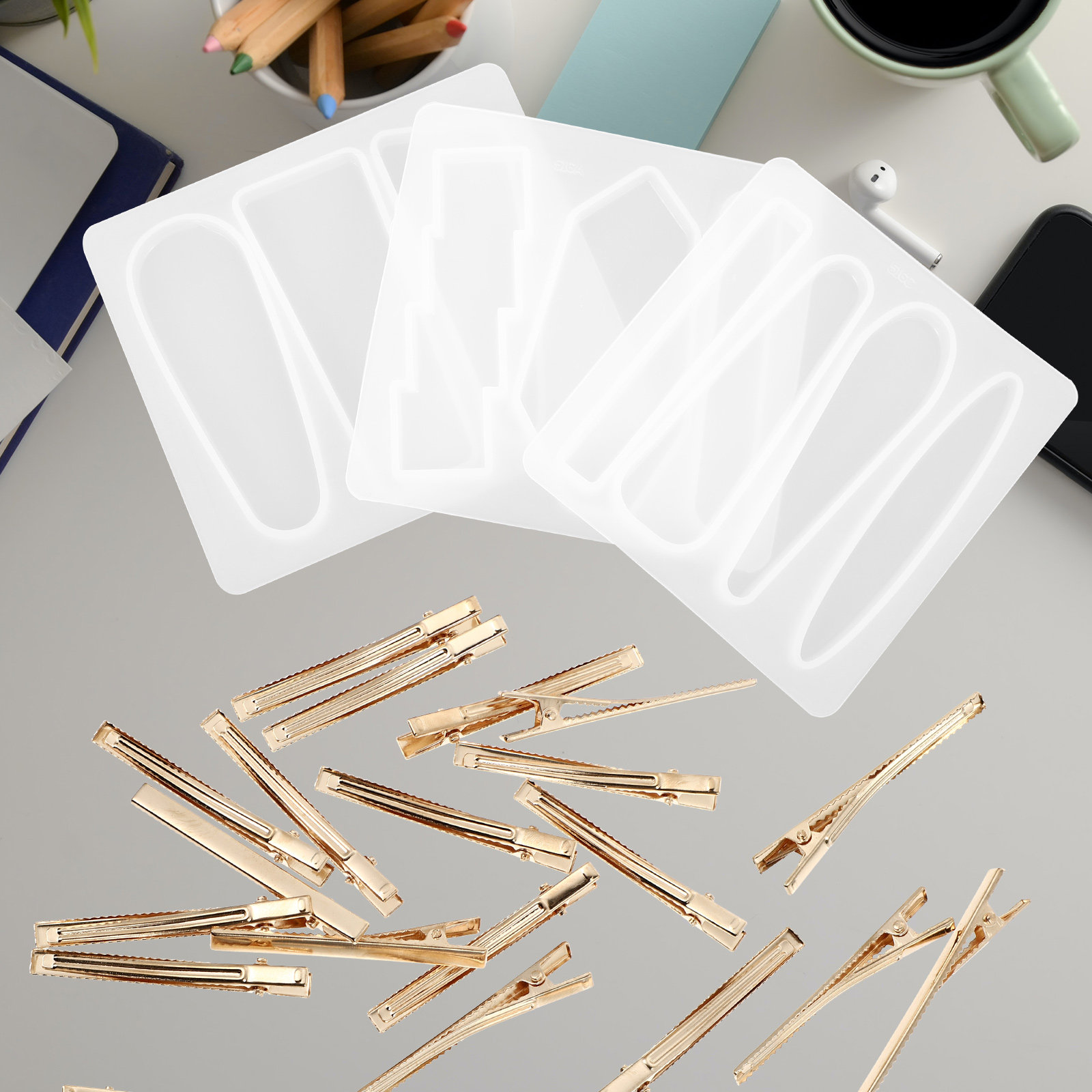 Resin Crafts Diy - 1 Set di Stampi in Silicone