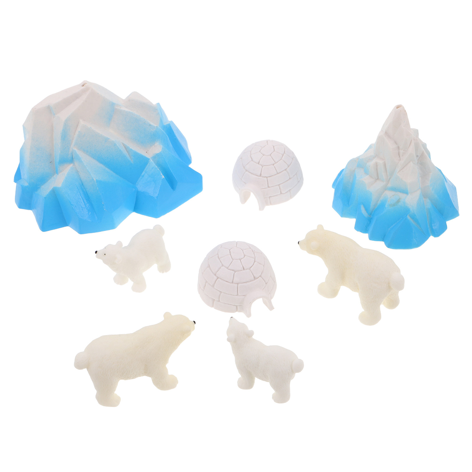 8 Pezzi Mini Orsi Polari in Re - Resin Crafts recensione e prezzo